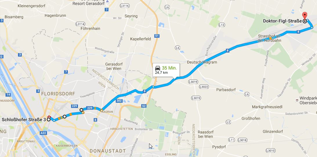 Mit dem Auto